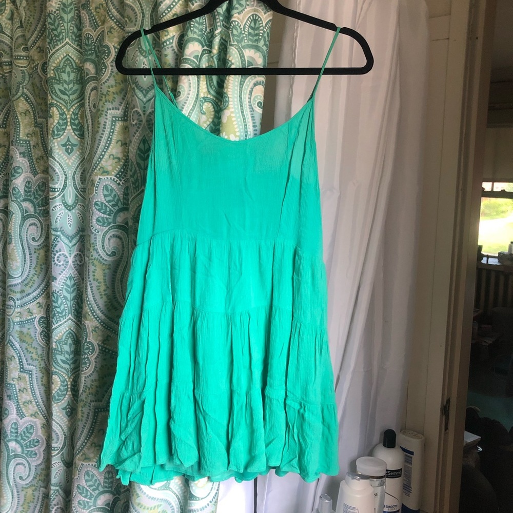 Turquoise Tank Dress Size Medium